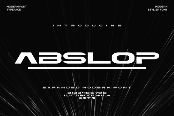Abslop Typeface for Bold Digital Branding