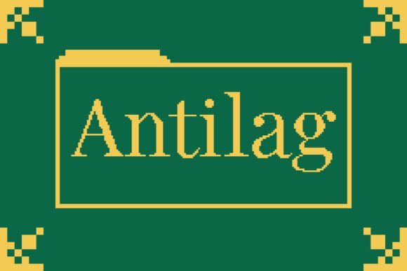 Antilag: A Pixel Font for Modern Editorial Design