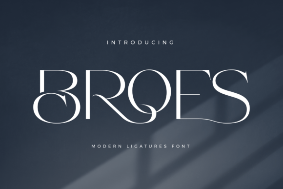 Broes Typeface: Minimalist Elegance for Editorial Design