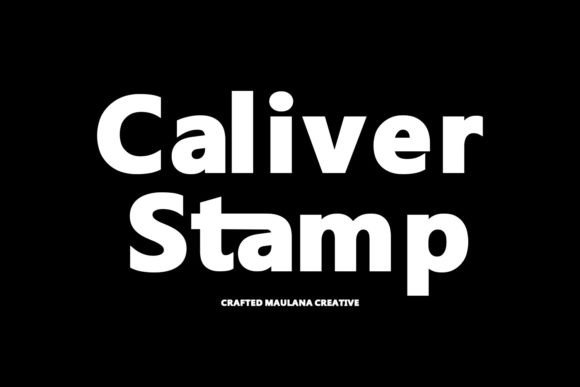 Caliver Stamp Font for Bold Maker Branding