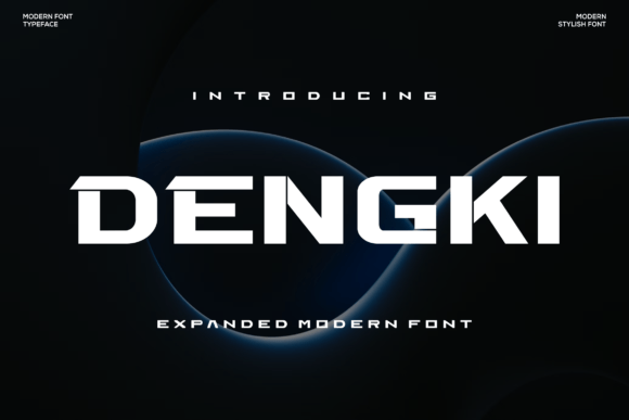 Dengki Font: Bold Modern Sans Serif for Branding
