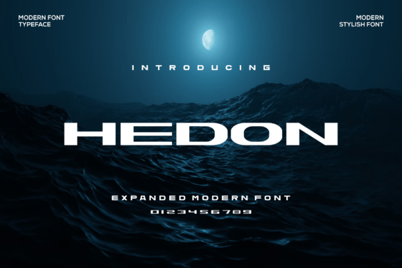 Hedon Font: Bold Sans Serif for Modern Campaigns