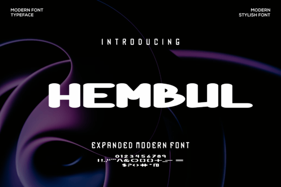 Hembul: A Bold Sans Serif Typeface for Modern Editorial Design