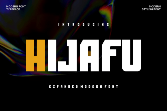 Hijafu: A Bold Typeface for Makers