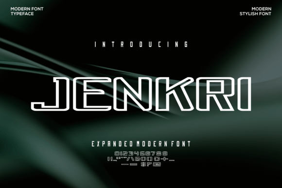 Jenkri: A Modern Sans Serif Typeface for Bold Editorial Design