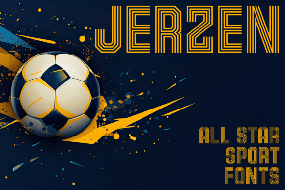Jerzen Typeface for Bold Campaign Design