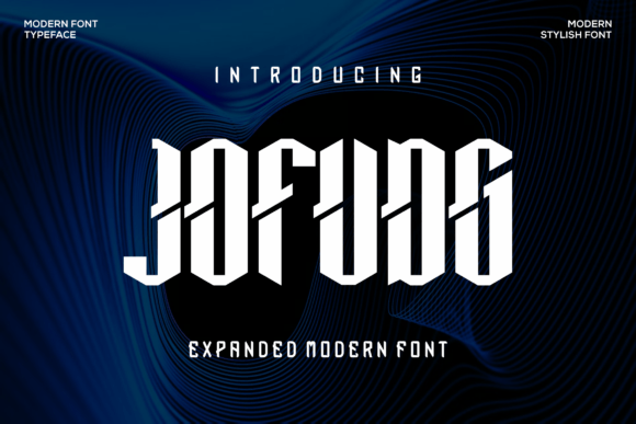 Jofudg: A Modern Sans Serif Font for Bold Branding