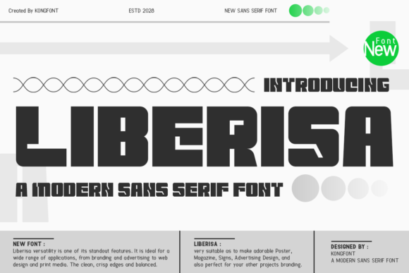 Liberisa: The Bold Typeface for Branding
