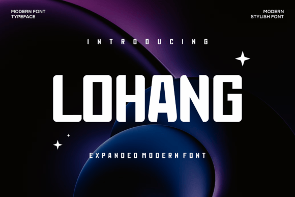 Lohang Typeface for Bold Brand Identity