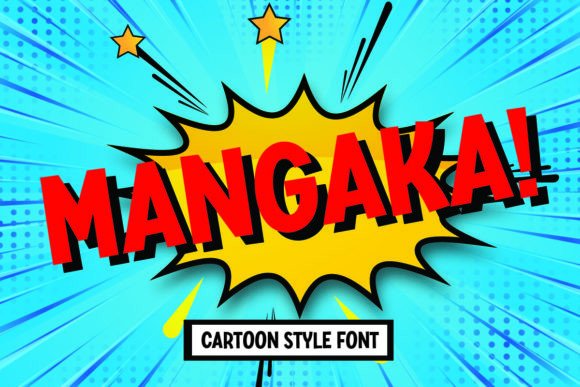 Mangaka Font: Bold Sans Serif for Manga Headlines