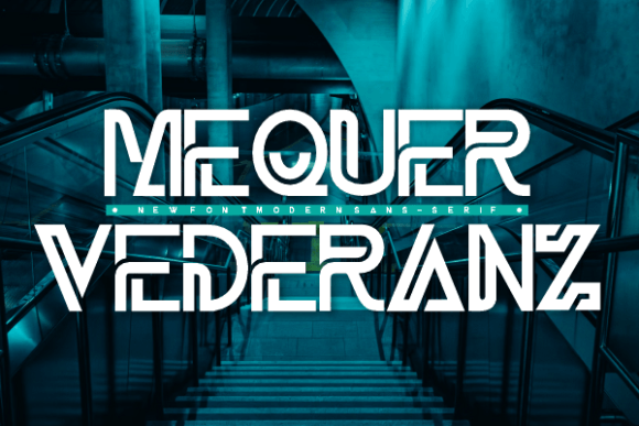 Mequer Vederanz Font for Bold Campaign Headlines