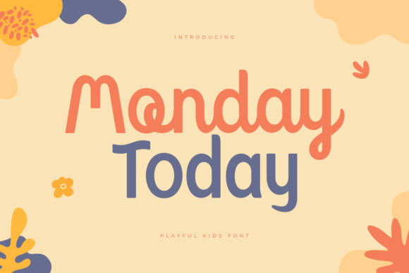 Monday Today Typeface for Playful Web Design