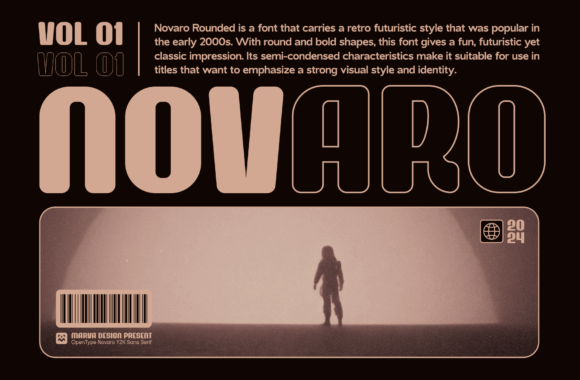 Novaro Font for Y2K Makers and Crafters