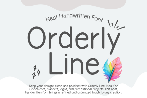 Orderly Line Font for Consistent Branding