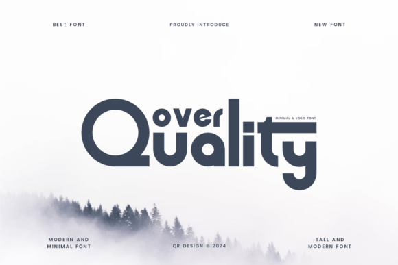 Over Quality Font for Bold Handmade Branding