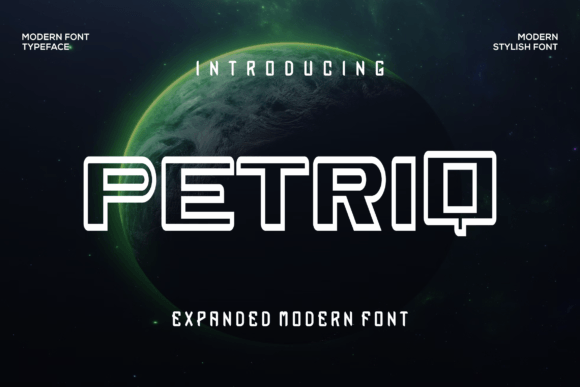 Petriq Font: Modern Display Typeface for Web Design