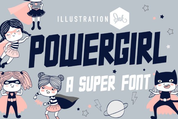 Powergirl Font: Bold Sans Serif for Creators