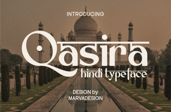 Qasira Typeface for Modern Hindi Campaigns