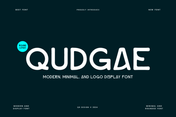 Qudgae Typeface: Bold Branding for Modern Logos