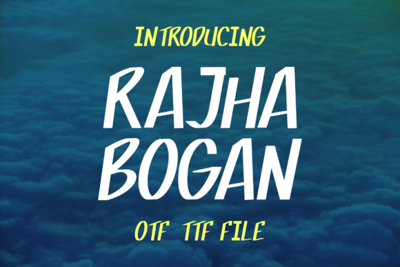 Rajhabogan Font for Bold Web Typography