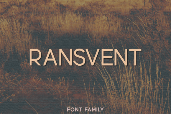 Ransvent: A Refined Sans Serif Typeface for Editorial Design