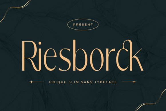 Riesborck Typeface for Modern Makers