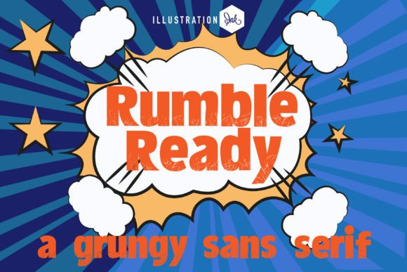 Rumble Ready Typeface for Bold Editorial Design