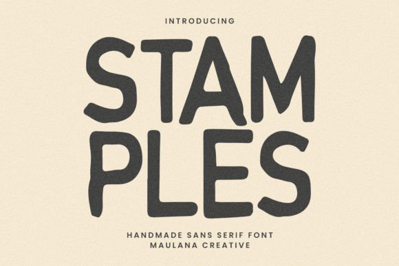Stamples Font: The Perfect Handmade Typeface for Crafters